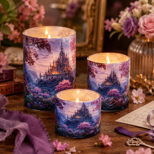 Misty Lavender Forest Gothic Castle Tissue Paper