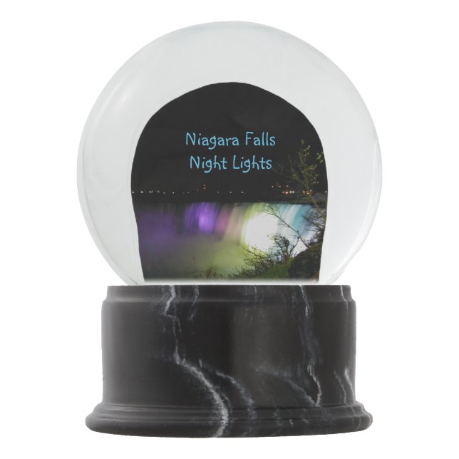 Misty Lights Niagara Falls Snow Globe (Front)