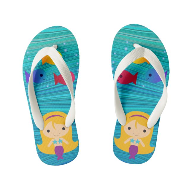 Misty Mermaid Kid's Jandals (Footbed)