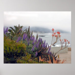 Misty Morn in Laguna Poster