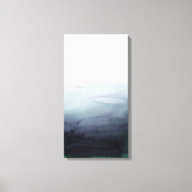 Misty Morning Abstract Landscape Canvas Print (Front)