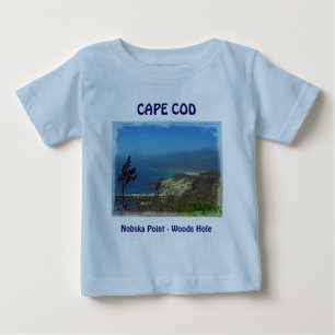 Misty Morning at Nobska Point - Cape Cod MA Baby T-Shirt