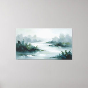 Misty Morning Canvas Print
