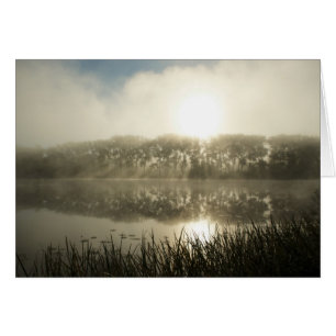 Misty morning - card