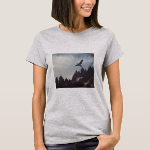 Misty Morning in the Mountains Customisable T-Shirt