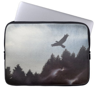 Misty Morning in the Mountains Laptop Sleeve