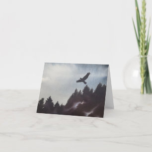Misty Morning in the Mountains Notecard