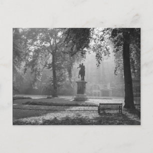 Misty Morning In The Square Postcard