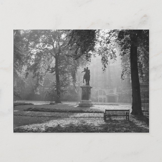 Misty Morning In The Square Postcard (Front)