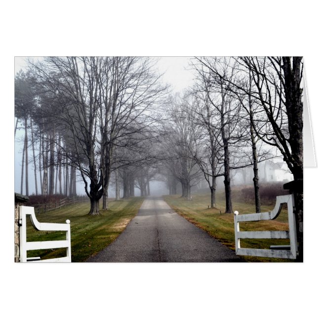 Misty Morning Welcome (Front Horizontal)