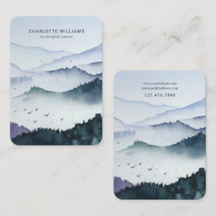 Misty Mountain Custom Jewelry Display Card