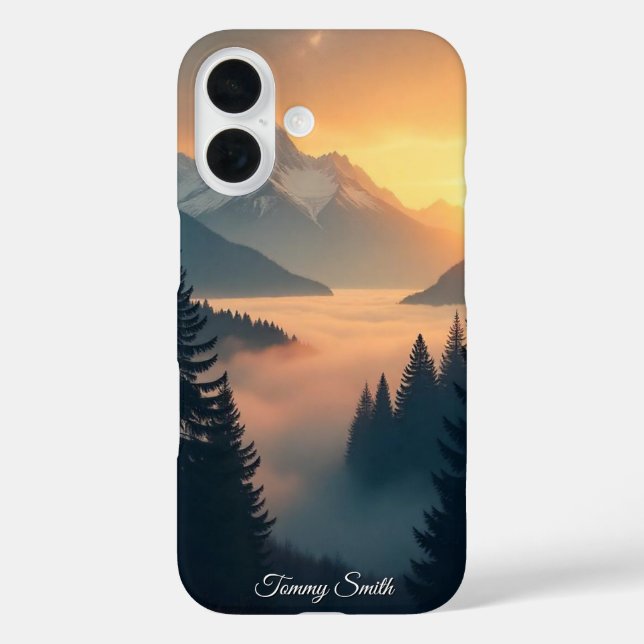 Misty Mountain Peak Case-Mate iPhone Case (Back)