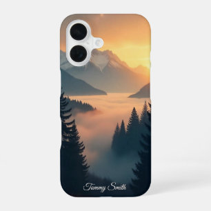 Misty Mountain Peak iPhone 16 Case