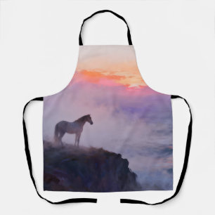 Misty Mountain Top Memories Apron