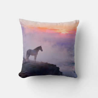 Misty Mountain Top Memories Cushion