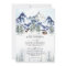 Misty Mountain Watercolor Winter Forest Wedding