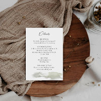 Misty Mountain Wedding Details 