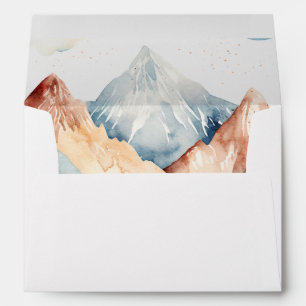 Misty Mountain Wedding Envelope