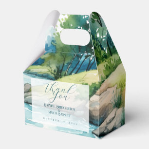 Misty Mountain Wedding Favour Box