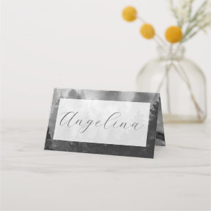 Misty Mountain Wedding Place Card