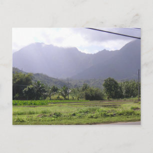 Misty Mountains in Kauai, Hawaii Postcard