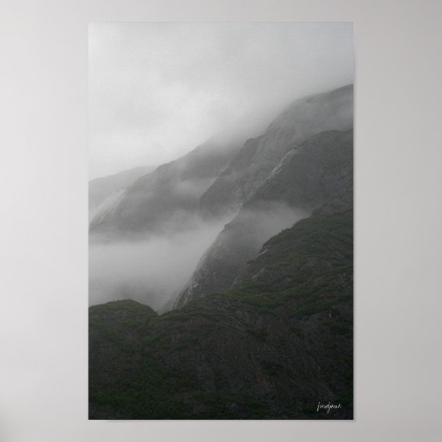 misty mountains poster (Front)