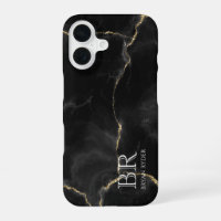 Misty Night Gold Glitter Marble Customisable