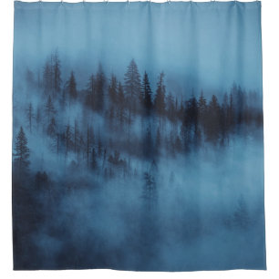MISTY PINE FOREST SHOWER CURTAIN