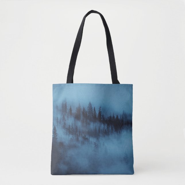 MISTY PINE FOREST TOTE BAG (Front)