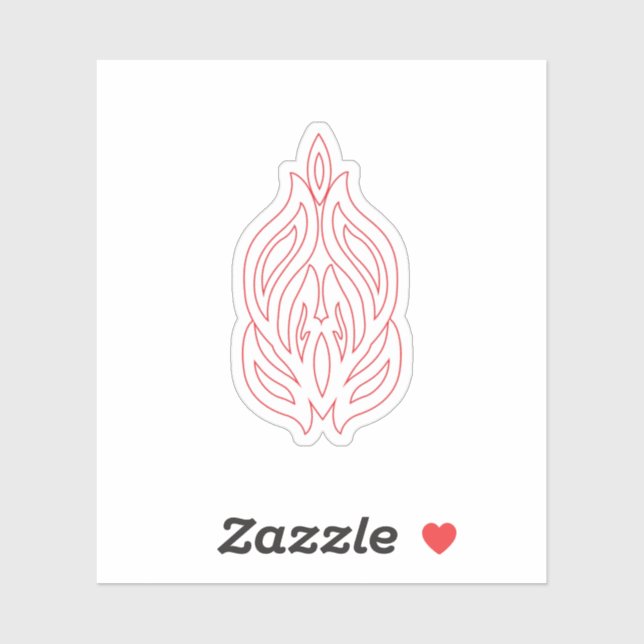 Misty Rose, Flush Mahogany, Decorative Design (Sheet)