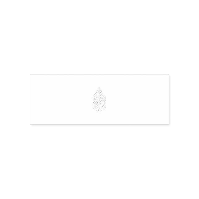 Misty Rose, Flush Mahogany, Decorative Design Self-inking Stamp (Design)