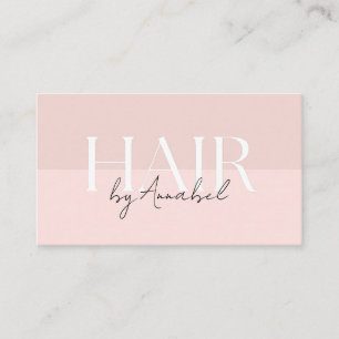 Misty Rose Hair Stylist QR Code Business Card