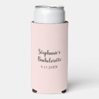 Misty Rose Pink Wedding Bachelorette Party Gift