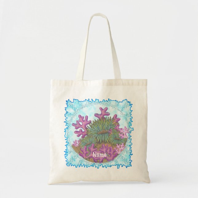 Misty Sea Coral seashells  Tote Bag (Front)