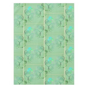 Misty Shamrocks  Tablecloth