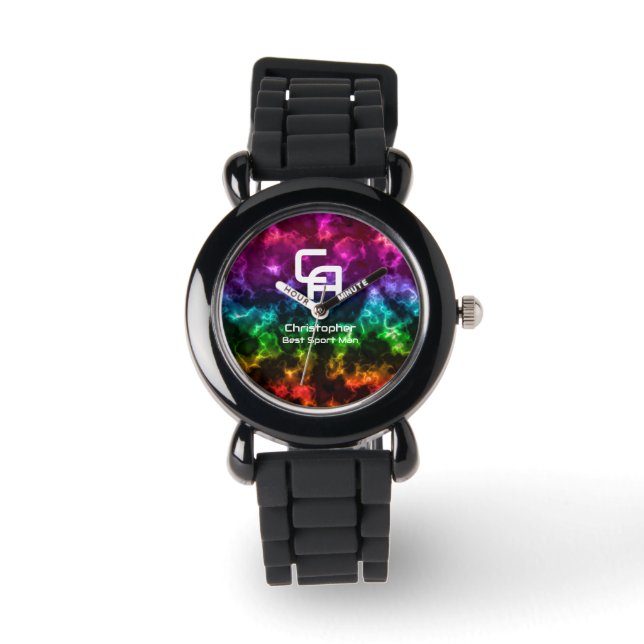 Misty Smoke Monogram Multicolors Watch (Front)