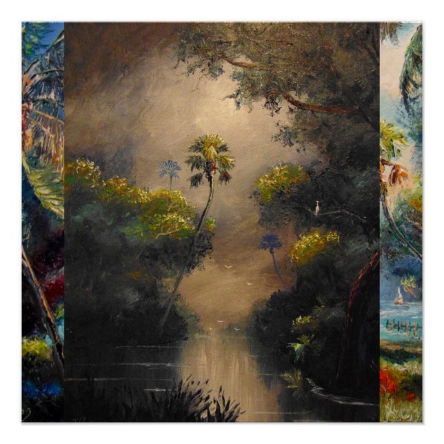 Misty St. Lucie River Poster (Front)