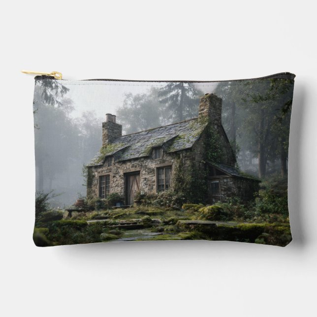 Misty Stone Cottage Forest Pouch (Front)
