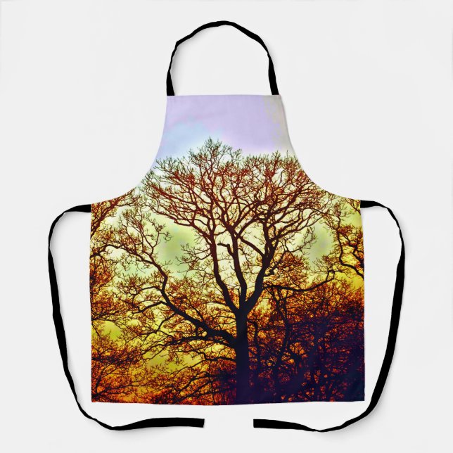 MISTY SUN TREES APRON (Front)