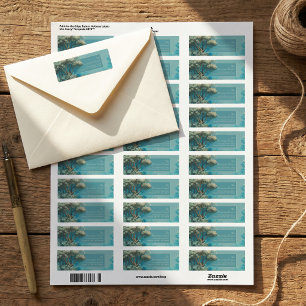 Misty Teal Enchanted Woodland Border