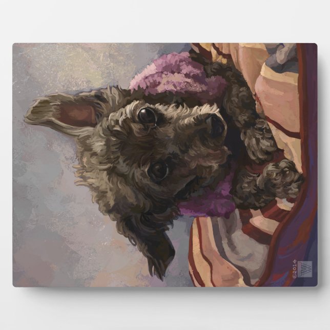 Misty the Poodle Plaque (Front)