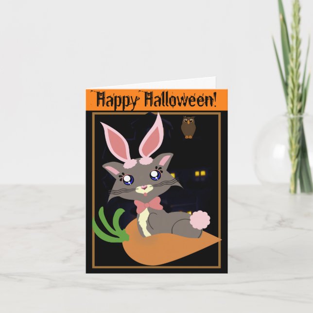 Misty Toon Kitty Bunny! Card (Front)