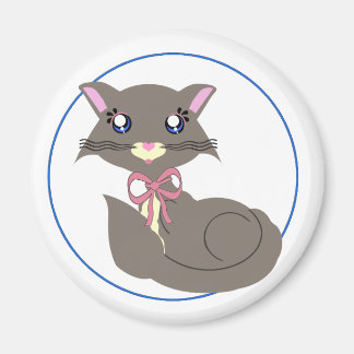 Misty Toon Kitty Magnet