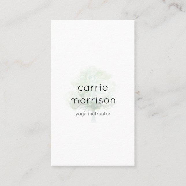 misty tree business card (Front)