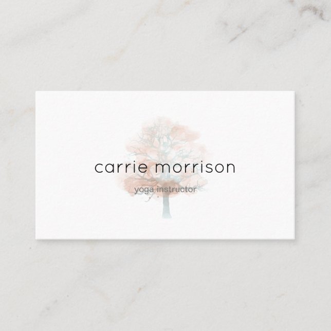misty tree business card (Front)