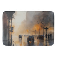 Misty Urban Evening