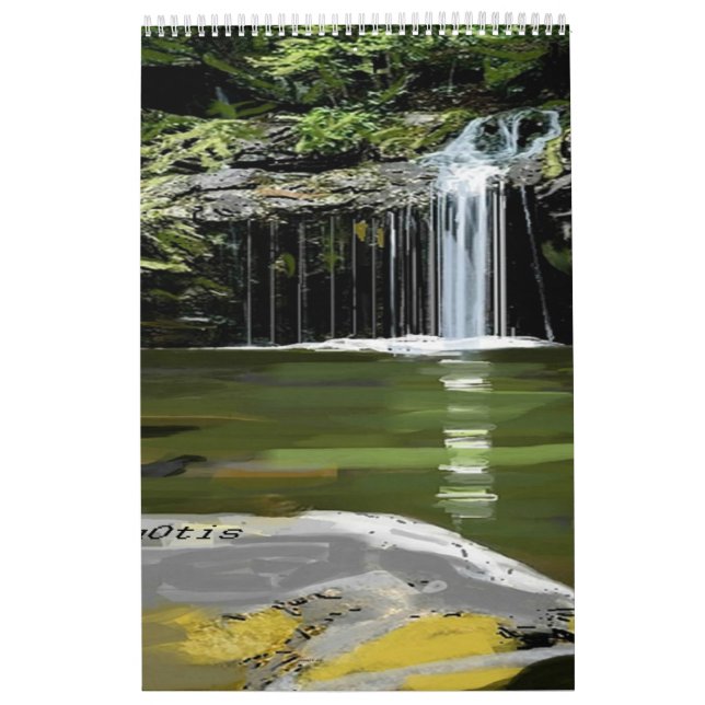Misty Waterfalls Calendar (Cover)