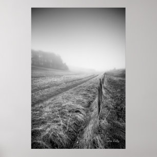 Misty Wiltshire Field print