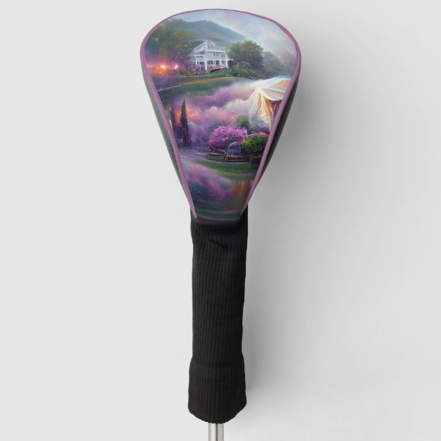 Misty Wisteria House on the Hill    Golf Head Cover (Front)