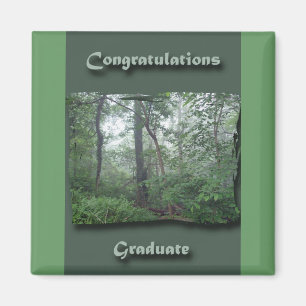 Misty Woods Congratulations Graduate Magnet